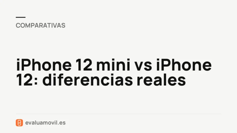 iPhone 12 mini vs iPhone 12: diferencias reales